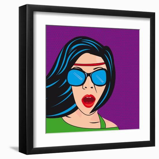 Illustration-grmarc-Framed Art Print