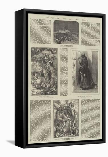 Illustrations from Christmas Books-null-Framed Stretched Canvas