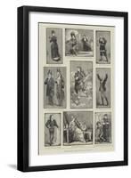 Illustrations from Dramatic Notes, 1881-82-null-Framed Giclee Print