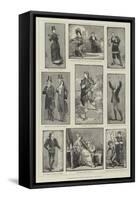 Illustrations from Dramatic Notes, 1881-82-null-Framed Stretched Canvas