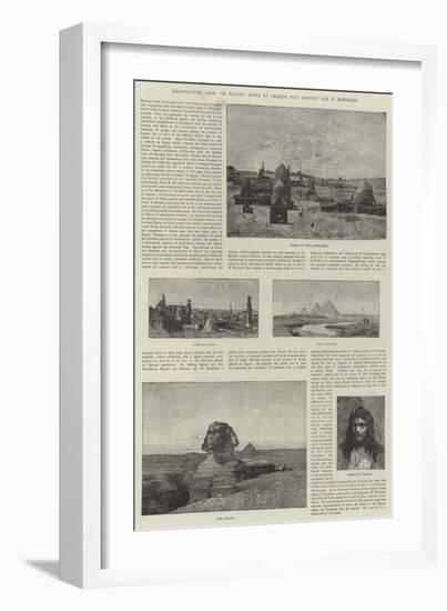 Illustrations from En Egypte, Notes Et Croquis D'Un Artiste-Charles Auguste Loye-Framed Giclee Print
