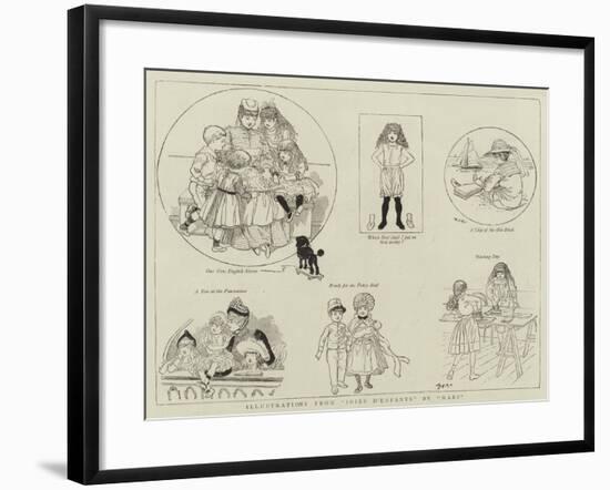 Illustrations from Joies D'Enfants-null-Framed Giclee Print
