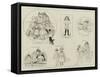 Illustrations from Joies D'Enfants-null-Framed Stretched Canvas