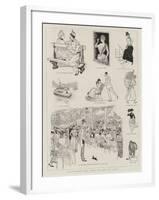 Illustrations from Paris Brillant-null-Framed Giclee Print