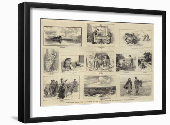Illustrations from the Catalouge of the Royal Institute of Painters in Water-Colours-Keeley Halswelle-Framed Giclee Print