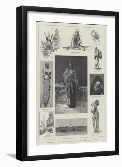 Illustrations of a New Book on Egypt, From Pharaoh to Fellah-null-Framed Giclee Print