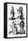 Illustrations of Algonquin Dress-Samuel de Champlain-Framed Stretched Canvas