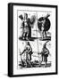 Illustrations of Algonquin Dress-Samuel de Champlain-Framed Giclee Print