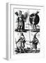 Illustrations of Algonquin Dress-Samuel de Champlain-Framed Giclee Print