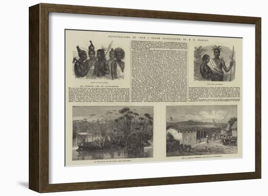 Illustrations of How I Found Livingstone-Johann Baptist Zwecker-Framed Giclee Print