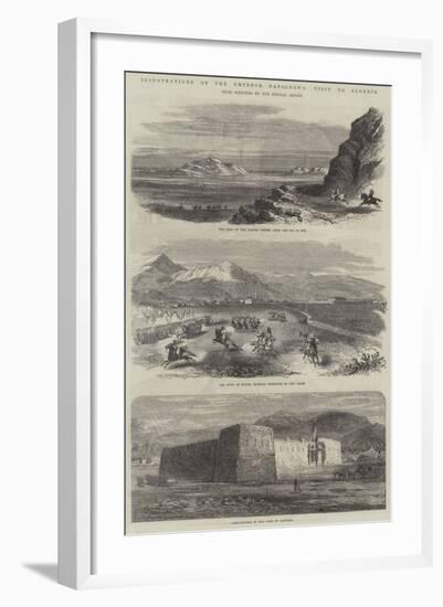 Illustrations of the Emperor Napoleon's Visit to Algeria-null-Framed Giclee Print