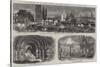 Illustrations of the Great Fire at Enschede, Holland-null-Stretched Canvas