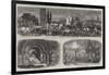 Illustrations of the Great Fire at Enschede, Holland-null-Framed Giclee Print