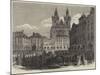 Illustrations of the Late War, the Ring-Platz and Thein-Kirche, Prague-null-Mounted Giclee Print