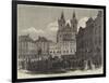 Illustrations of the Late War, the Ring-Platz and Thein-Kirche, Prague-null-Framed Giclee Print