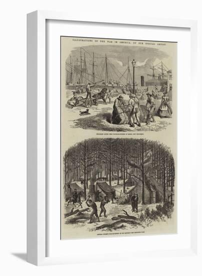 Illustrations of the War in America-null-Framed Giclee Print