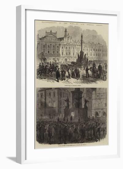 Illustrations of the War-null-Framed Giclee Print