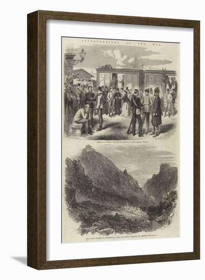 Illustrations of the War-null-Framed Giclee Print