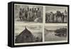 Illustrations of The Wild Tribes of the Soudan, by Mr F L James, Frgs-null-Framed Stretched Canvas