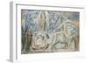 Illustrations to Dante's 'Divine Comedy', Beatrice Addressing Dante from the Car-William Blake-Framed Giclee Print