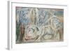 Illustrations to Dante's 'Divine Comedy', Beatrice Addressing Dante from the Car-William Blake-Framed Giclee Print