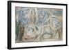 Illustrations to Dante's 'Divine Comedy', Beatrice Addressing Dante from the Car-William Blake-Framed Giclee Print