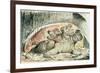 Illustrations to Dante's 'Divine Comedy', Cerberus-William Blake-Framed Giclee Print