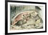 Illustrations to Dante's 'Divine Comedy', Cerberus-William Blake-Framed Giclee Print