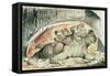 Illustrations to Dante's 'Divine Comedy', Cerberus-William Blake-Framed Stretched Canvas