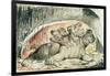 Illustrations to Dante's 'Divine Comedy', Cerberus-William Blake-Framed Giclee Print