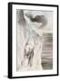 Illustrations to Dante's 'Divine Comedy', the Ascent of the Mountain of Purgatory-William Blake-Framed Giclee Print