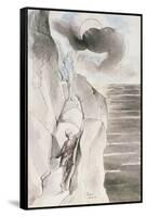 Illustrations to Dante's 'Divine Comedy', the Ascent of the Mountain of Purgatory-William Blake-Framed Stretched Canvas