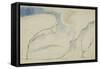 Illustrations to Dante's 'Divine Comedy', the Laborious Passage Along the Rocks-William Blake-Framed Stretched Canvas