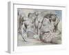 Illustrations to Dante's 'Divine Comedy', the Punishment of the Thieves-William Blake-Framed Giclee Print