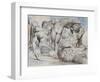 Illustrations to Dante's 'Divine Comedy', the Punishment of the Thieves-William Blake-Framed Giclee Print