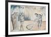 Illustrations to Dante's 'Divine Comedy', the Serpent Attacking Buoso Donati-William Blake-Framed Giclee Print