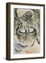 Illustrations to Dante's 'Divine Comedy', the Simoniac Pope-William Blake-Framed Giclee Print