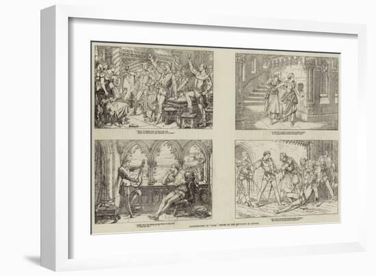 Illustrations to Lara Issued by the Art-Union of London-null-Framed Giclee Print