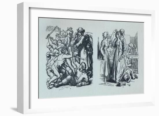 'Illustrations to 'The Vicar of Wakefield' (Goldsmith).', c1800-1860, (1923)-William Mulready-Framed Giclee Print