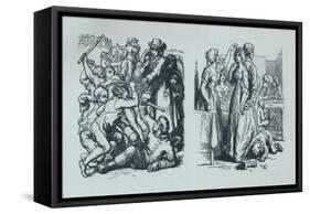 'Illustrations to 'The Vicar of Wakefield' (Goldsmith).', c1800-1860, (1923)-William Mulready-Framed Stretched Canvas
