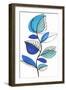 Illustrative Blue-Eva Watts-Framed Art Print