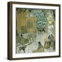 Illustraton For Dubrovsky, by Alexander Pushkin-Boris Dmitrievich Grigoriev-Framed Giclee Print