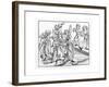 Illustraton of Dancers Being Punished by Dancing for One Year-null-Framed Giclee Print