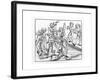 Illustraton of Dancers Being Punished by Dancing for One Year-null-Framed Giclee Print