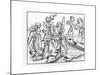 Illustraton of Dancers Being Punished by Dancing for One Year-null-Mounted Giclee Print