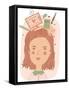 Illustrators Portrait-smilewithjul-Framed Stretched Canvas