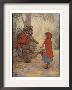Illustrtation From Little Red Riding Hood-Frank Adams-Framed Art Print