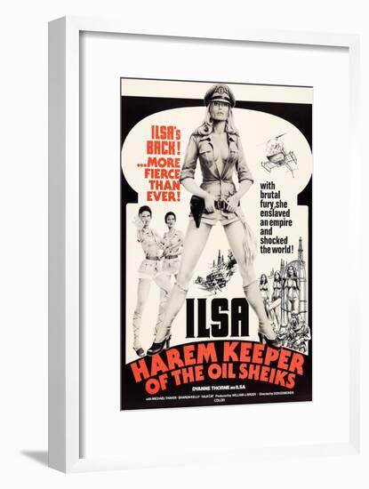 Ilsa, Harem Keeper of the Oil Sheiks, Dyanne Thorne, 1976-null-Framed Art Print