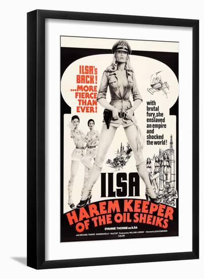 Ilsa, Harem Keeper of the Oil Sheiks, Dyanne Thorne, 1976-null-Framed Art Print