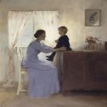 A Mother and Child in an Interior, 1898-Ilsted-Laminated Giclee Print